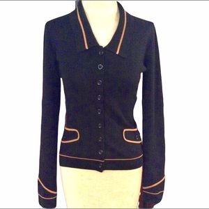 Design History Silk Blend Cardigan Blazer Small